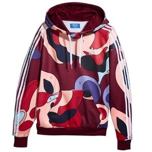 Adidas by Rita Ora Rebellious number hoodie sweatshirt